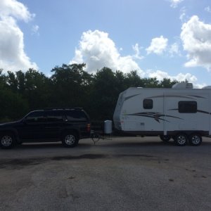 Tahoe and Travel Trailer