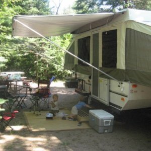 the kids at Bonnechere PP