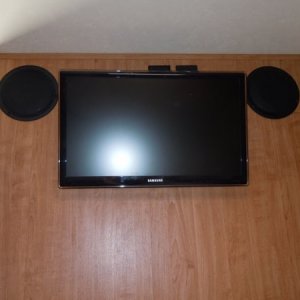 22' LED TV in bedroom