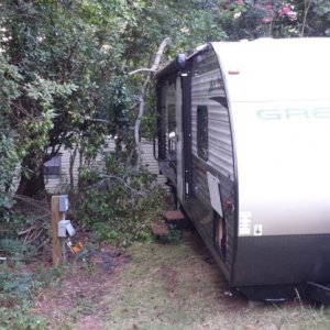 Someone's post on an awning cover reminded me of when a limb broke off during a storm and damaged my awning and roller tube.