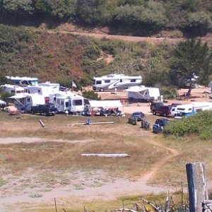 Camp ground 19 miles North of Fort Bragg, 2013