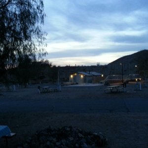 Almost everyone left Sunday and campground is almost completely empty.  With a full moon it was spooky to be alone.