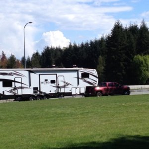 First dump..Southbound I-5, Smokey Point Rest Area.