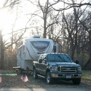 First sunrise on our first outing, MN, 4-18-15