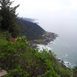 View from Cape Perpetual trail - Yachats, Oregon, USA