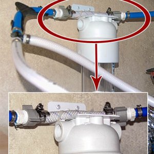 Water filter bypass.