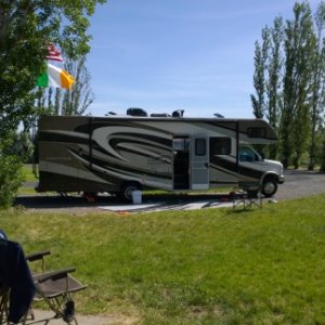 Wanapum State Park, WA- site 41-- Our favorite!