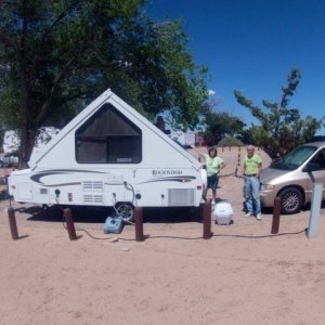 Bernalillo,N.M. Ten nights camping at the ruins.