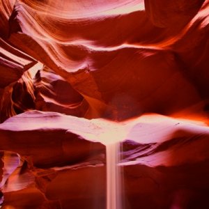 Sand Falls, Upper Antelope Canyon, Navaho Tribal Park