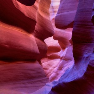 Winding Path of Color, Lower Antelope Canyon, Navaho Tribal Park