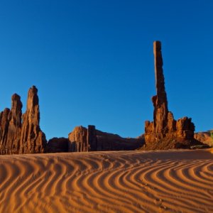 Yei Bi Chei and Totem Pole, Monument Valley Tribal Park