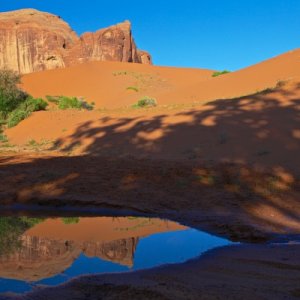 Water Pocket Reflection, Monument Valley Tribal Park