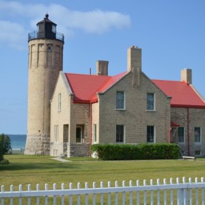 Lighthouse in Mackinaw City