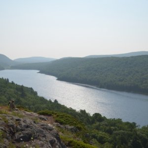 Lake of the Clouds in Porcupine Mountains State Park