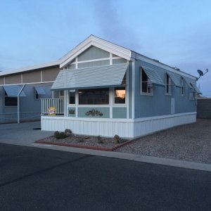 Our new park model home in Casa, Grande, Az.