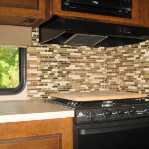 Kitchen backsplash