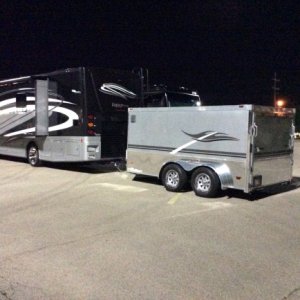 Night stop at Walmart in Iowa