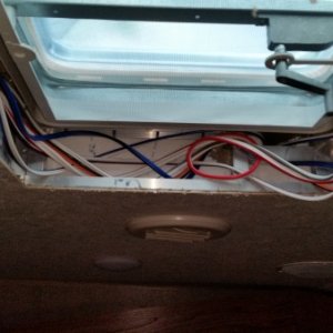 Bedroom vent wiring left