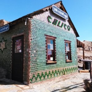 This house walls are made of bottles