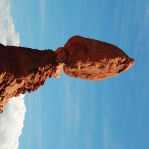 From the Arches National  park in Moab UT