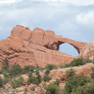 From the Arches National  park in Moab UT