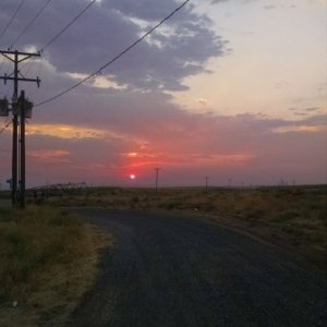 Sunrise near Boardman, Or.