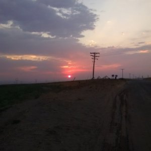 Sunrise near Boardman, Or.