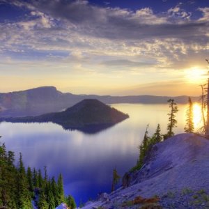 Crater Lake Sunrise