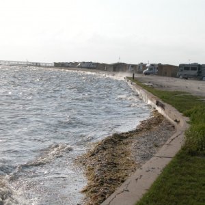 2015 Goose Island Waterfront on a windy day