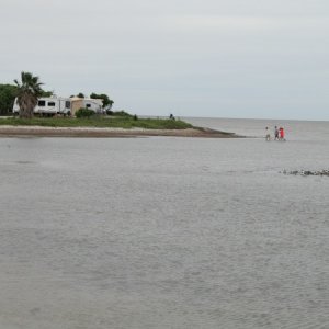 2015 Goose Island, Tx, Can walk out to surf fish 100s of ft