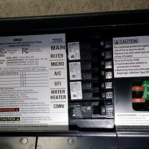 Inside the fuse panel post