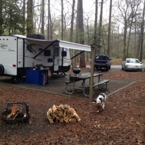 Set up at Martinak SP, Maryland