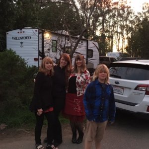 Happy family send off, Morro Bay State Park,  CA. 3 generations.