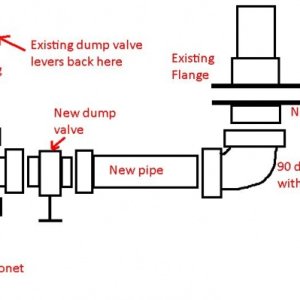 drain connection drawing