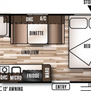 195BH Floor Plan