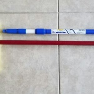 Mop and cheap telescoping handle for slide out sweeper