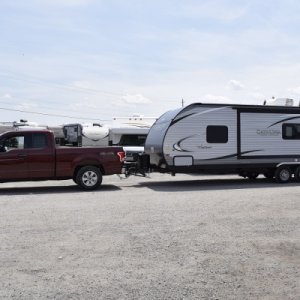 full rig ready to pull out of the dealership