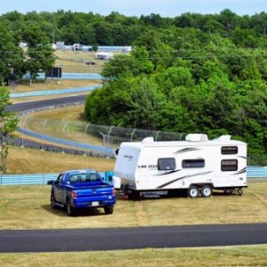 At the 2016 Sahlen's 6Hrs., Watkins Glen -Along the "Boot" straight, looking at Turn 6 and infield area.
6/30/2016