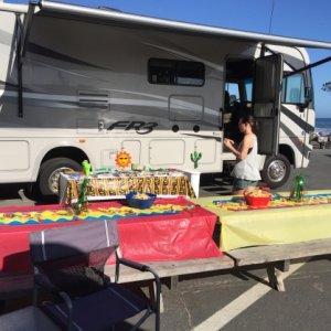 50th Bday party at Carpinteria State beach, Ca