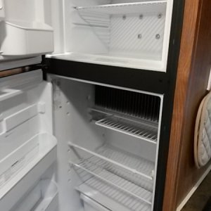 inside of freezer and refridgerator