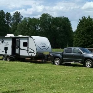 Our Tacoma came from the "Toyota of APEX" dealership in APEX, N.C.