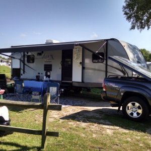 1st. trip out camping.Pirateland Campground,S.C. end of May 2016