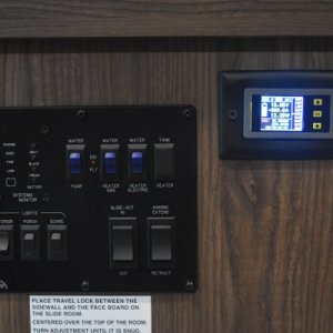 Installed panel