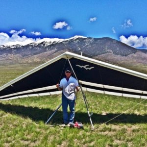 In the landing area at Villa Grove, Colorado