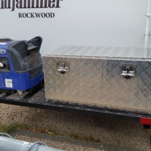 20171020 153615
Built and mounted Rear storage rack to hold Generator and storage box