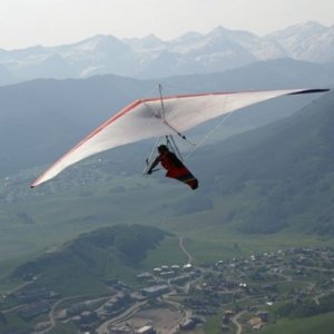 Launching from Mt Crested Butte