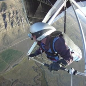 High above Crawford Mountains, Utah