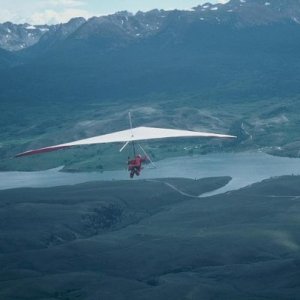 Flying from Williams Peak, Colorado