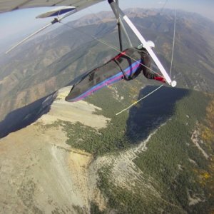 Flying above the Sangre De Cristos, Colorado