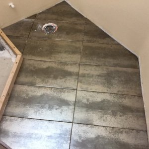 powder room floor